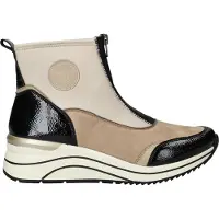 Remonte Enkellaarsjes beige / ecru / zwart