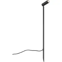 QAZQA Spot zwart 80cm incl. LED verstelbaar IP65 incl. snoer en stekker - Carl
