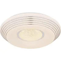 Globo Moderne plafonniere Pillo wit Ø 39cm