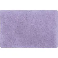 Spirella badkamer vloerkleed/tapijt - hoogpolig - lila paars - 40x60cm - badmat