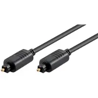 Pro Toslink M/Toslink M - 5mm - fiber optische kabel - fiber optic cable - audio kabel - 2 meter