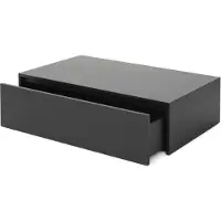 New Works Mass High Salontafel With drawer | Black Stained Oak