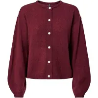 Pieces Gebreid vest 'PCIDA' rood
