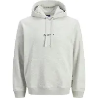 Jack & Jones Sweatshirt 'JORNorrebro' zwart / wit gemêleerd