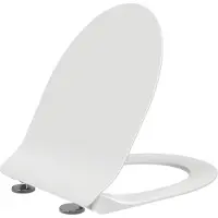 SaniGoods Serra wc-zitting soft close glanzend wit