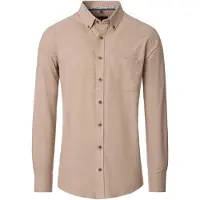 Casa Moda overhemd effen casual fit beige