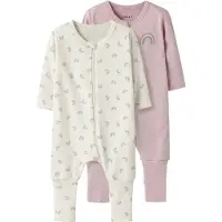 Name it Nachtkledij blauw / oudroze / wolwit