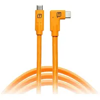 Tether Tools TetherPro USB-C to USB-C Right Angle 4.6m kabel Oranje