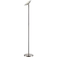 LINDBY Vloerlampe , MALEA, dimbare, Metallic, Woonkamer, Metaal, Modern
