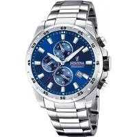 Festina Analoog horloge blauw / zilver