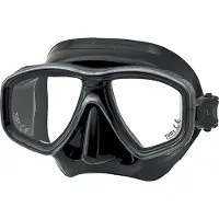 Tusa Silicone Ceos Diving Mask Zwart