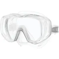 Tusa Freedom Tri-Quest – Panoramische duikbril & snorkelmasker met extra breed zichtveld – CrystalView glas – Transparant/Transparant - M3001 T