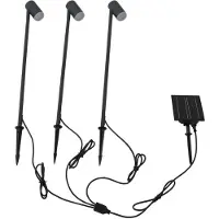 LINDBY Buitenverlichting , Myric, Zwart, Aluminium, Modern