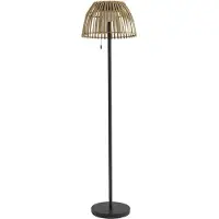 LUCANDE Buitenverlichting , Eligio, dimbare, Hout, Terras, Bamboe, Boho