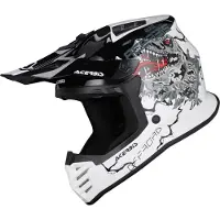 Acerbis Profile Junior Rex Wit Zwart Kinder Crosshelm Maat YM