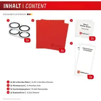 Displex CamGlass All-In-One Camera Protector voor de Apple iPhone 16 / 16 Plus / 17