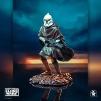Gentle Giant Star Wars: The Clone Wars Statue 1/7 Hawkbat Battalion Clone Trooper 2019 Premier Guild Membership Gift 25 cm Beeld