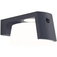Lutec Solar Wandlamp Moon Antraciet