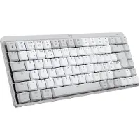Logitech 920-010797, Draadloos, RF draadloos + Bluetooth, Mechanische schakelaar, QWERTY-indeling, LED-verlichting, Grijs