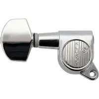 KLUSON mechanieken 3+3 45° Chrom - Stemmechaniek voor gitaar