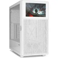 NOX Hummer, behuizing, Midi-tower, PC, Wit, ATX, ITX, Micro ATX, ABS (acrylonitril-butadieen-styreen), Mesh, Kunststof, SPCC, Gehard glas, 18,5 cm