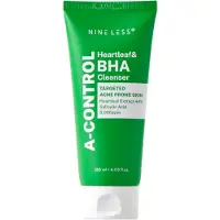 Nine Less A-Control Heartleaf & BHA Reinigingsschuim – zuiverend & poriën reinigend 120 ml
