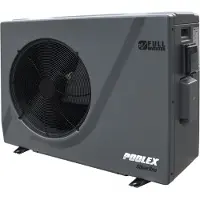 Poolstar Silverline Fi 90 40/50m3 9.5kw Inverter Heat Pump Transparant