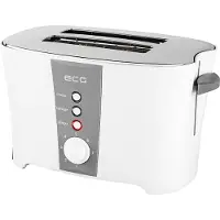 Ecg ST 818 - Broodrooster - Toaster - Wit - 800 W