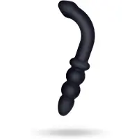 NMC 6.5 INCH SILICONE DOUBLE HEADED PLUG BLACK