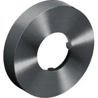 Clou Muurrozet 6 cm, gunmetal geborsteld pvd t.b.v. Mini suk sifon