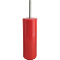 Spirella MSV Porto Toilet/wc-borstel in houder - kunststof - rood - 38 cm - Toiletborstels