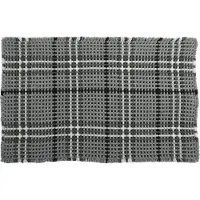 Spirella CONE Badmat - Zachte Polyester Badmat Grijs - Badmatten 50x80 cm voor Badkamer