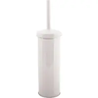 Spirella MSV Industrial Toilet/wc-borstel houder - metaal - wit - 38 cm - Toiletborstels
