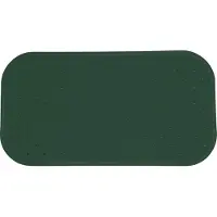 MSV Douche/bad anti-slip mat badkamer - rubber - groen - 36 x 97 cm - Badmatjes