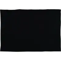 MSV Badkamerkleed/badmat tapijtje voor op de vloer - zwart - 50 x 80 cm - Microvezel - Badmatjes
