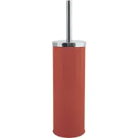 Spirella MSV Toiletborstel in houder/wc-borstel - metaal - terracotta - 38 cm - Toiletborstels