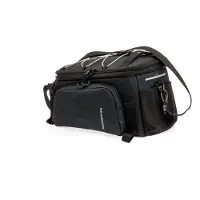 Aucune Sports Trunkbag Riempjes - Bagagedragertas - Fietstas Enkel - Geschikt voor elke Bagagedrager - Waterdicht door Regenhoes (inclusief) - Vergrootbaar tot 29 L - Zwart