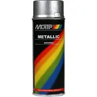 Motip Bombe de peinture pro metal argent aerosol 400ml (04046)