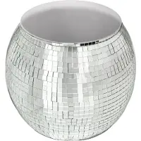 Mikamax IJsemmer Discobal ø27cm - Disco Ball Ice Bucket - Zilver