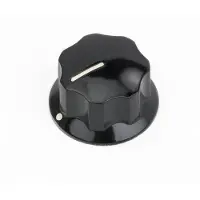 Fender Deluxe Jazz Bass Upper Concentric Knob, Black - Gitaaronderdeel