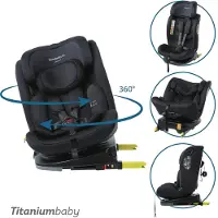 Titaniumbaby Autostoel Smart Lincoln 360 Black