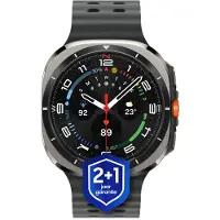 Samsung Galaxy Watch Ultra (2025) - Smartwatch - 47mm - E-simkaart - Titanium Zilverkleurig + 1 jaar extra garantie