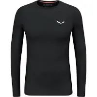 Salewa - Cristallo Warm AMR L/S Tee - Merino-ondergoed 46 - S, zwart
