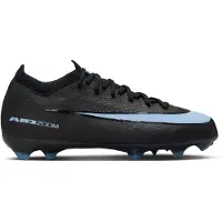 Nike Zoom Mercurial Vapor 16 Pro Gras Voetbalschoenen (FG) Kids Zwart Lichtblauw