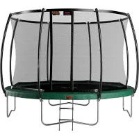 Avyna Trampoline Pro-Line 14 + Royal Class Veiligheidsnet + Ladder Groen