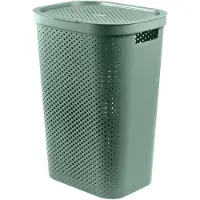 Curver infinity dots wasbox 60 liter groen