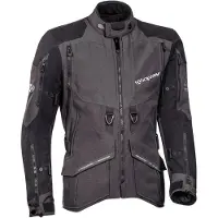 Ixon Ragnar Zwart Antraciet Textiele Motorjas Maat M