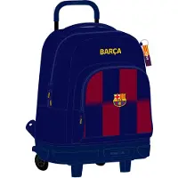 Safta FC Barcelona thuistenue 25/26, rugzak met wielen, 45 cm, blauw, blauw, one size