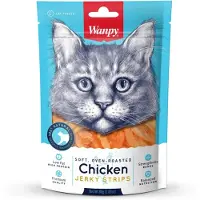 WANPY soft oven-roasted chicken jerky strips (80 GR)