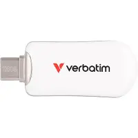 Verbatim Plectra USB-C flashdrive 128 GB wit